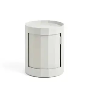 Hay - Facet Cabinet - Low - Misty Grey - Lysegrå sidebord - H 49 cm